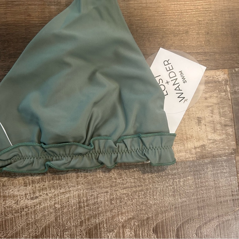 Lost + Wander Mahalo Spirit Bikini Top - Light Sage Green 🌴 - Picture 5 of 9